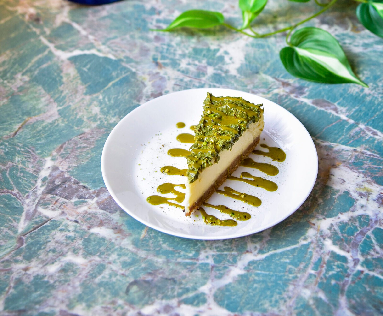 Pistachio Cheesecake Dessert Hamsart Cafe